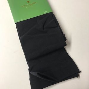 Kate spade black tights solid stockings made Japan gothic bandage pantyhose NWT